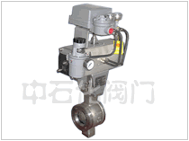 Pneumatic V type piston regulating ball valve ../upimg/2016070617484213.gif